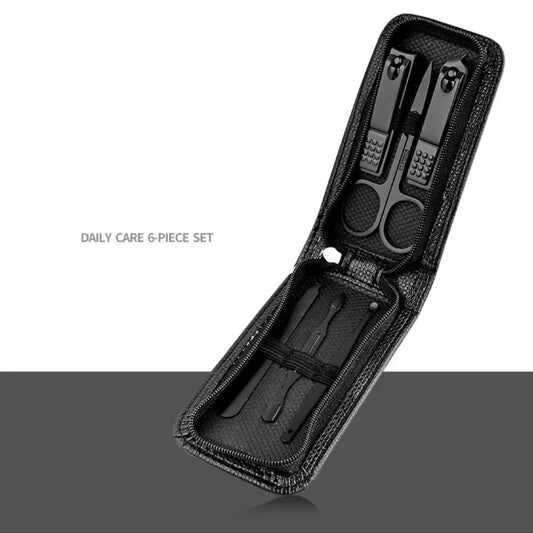 Nail Scissors Set Household High End Mens and Womens Special Nail Clippers Manicure Beauty Tools 6 Piece Portable Household